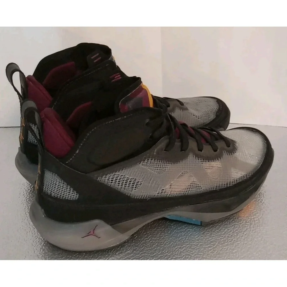 Nike Air Jordan 37 Bordeaux Men Midnight Fog 2022 Sneakers Size 8‎